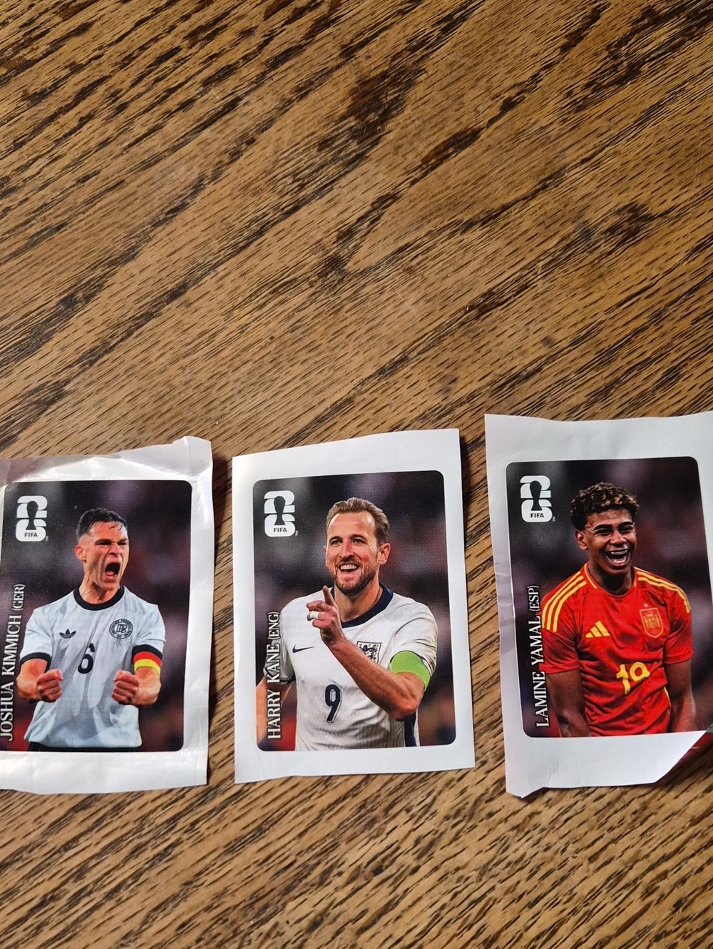 Football Sticker Lot - England & Spain Players, Multicolor